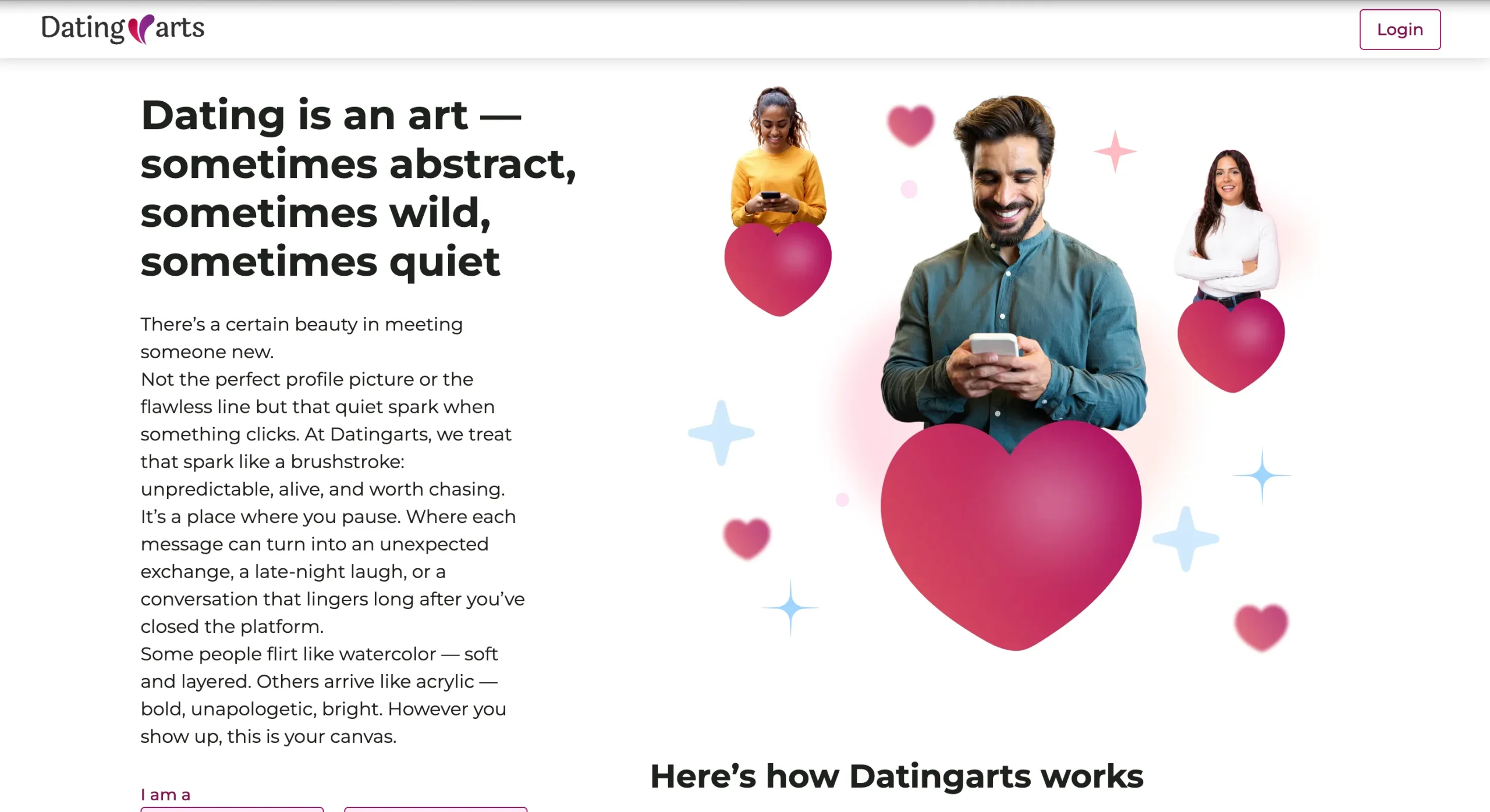 DatingArts.com Website